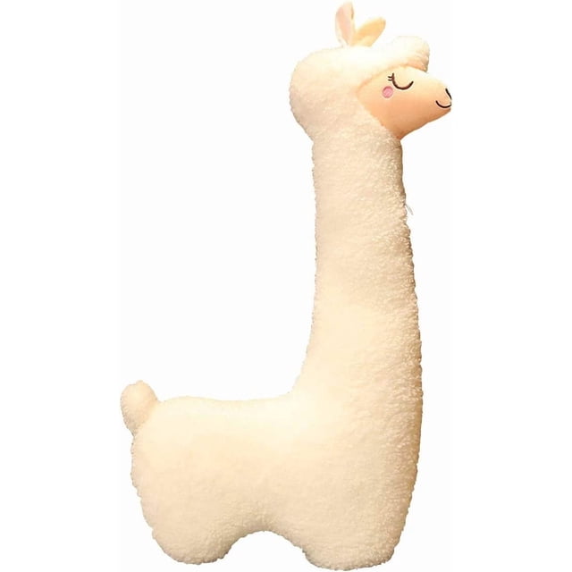Almohada corporal HUOGUO Llama Alpaca Peluche con forma de animal de peluche, 1,3 kg