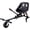 Black 28, variant on Hoverboard Go Kart Seat Attachment for Kids, Fits 6.5 8 10 Hoverboards, Heavy Duty Steel Frame with Dual Shock Absorbers, Adjustable Length 33-39 inches, Black