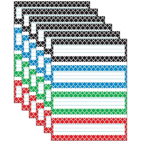 Trend Enterprises T-69950-6 Moroccan Desk Toppers Name Plates Variety Pack - Pack of 6