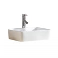 thumbnail image 1 of Fine Fixtures MV1815W Vitreous China Rectangular Vessel Sink, 1 of 1