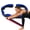 Blue, variant on Fitness Resistance Band, 8 Section Stretching Belt with Number for Stretching and Yoga