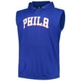 thumbnail image 2 of Men's Fanatics Royal Philadelphia 76ers Big & Tall Jersey Muscle Pullover Hoodie, 2 of 3
