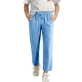 thumbnail image 2 of breaise Casual Pants for Kids Cotton Linen Elatic Waisted Hiking Pants Lightweight Solid Trousers Boys Girls Travel Beach Pants with Pockets, 2 of 10