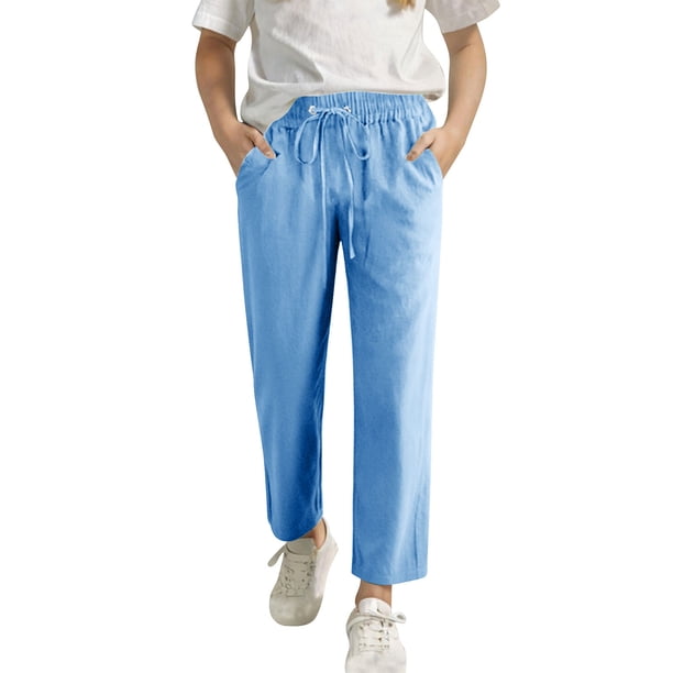Pantalones de Pierna Ancha Niños Pantalones Cómodos Sueltos de Cuerda de Pierna Recta con Bolsillos Casual, Pantalones de Pierna Recta