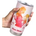 thumbnail image 4 of Birthday Gifts for Mom Tumbler, 20 oz Stainless Steel Tumbler for Mom, Mothers Day Gifts, Valentine Gifts for Mom from Daughter Son, Stainless Steel Vacuum Insulated Travel Mug With Lid, 4 of 5