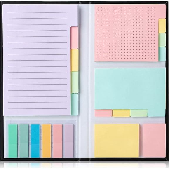 Mr. Pen- Sticky Notes Set, 410 Pack, Pastel Colors, Sticky Notes Tabs, Divider Sticky Notes, Office Supplies