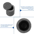 thumbnail image 2 of Graphite Melting Crucible Versatile Refining Crucible With Cover Smelting Tool, 2 of 5