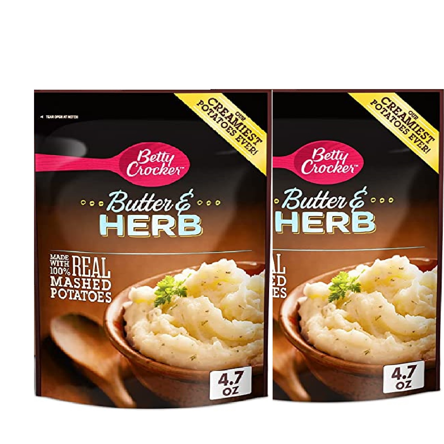 Betty Crocker Homestyle Butter and Herb Potatoes, 4.7 oz (Pack of 2
