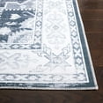 thumbnail image 4 of SAFAVIEH Arizona Roderick Oriental Machine Washable Runner Rug, Grey Green/Ivory, 2'6" x 8', 4 of 9