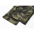 thumbnail image 6 of Havenx Men's Cargo Pants Camouflage Straight Leg Cargo Pants with Multi Pockets Long Solid Trousers Camo Casual Work Military Outdoor Clothing,Deep Green XL, 6 of 6