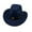 D, variant on Unisex Western Cowboy Hat Summer Casual Wide Brim Travel Loose Cap