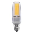 thumbnail image 2 of Satco 4watt LED E12 Candelabra base 5000K Dimmable Clear 120-130v Light Bulb, 2 of 2