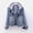 Blue, variant on LoyisVidion Slim-Fit Denim Jacket with Hooded Design - Fashion Women Plus Velvet Long-sleeve Slim-fit Hooded Jacket Blouse Coat Fleece-Lined Hooded Winter Jacket
