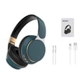 thumbnail image 1 of Auriculares Bluetooth 5.0 Entrada de audio de 3,5 mm Auriculares inalámbricos Auriculares plegables recargables, Azul Jumpingount EL001463-04B, 1 of 2