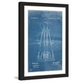 thumbnail image 2 of "Edison Light 1881 Blueprint" Framed Painting Art Print, 2 of 4