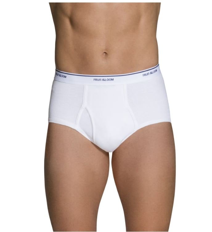 New 9 Pack Mens Fruit Of The Loom White Briefs SZ S,M,L,XL,2XL,3XL 