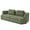 Green, variant on PORKISS 98.4" No-Assembly Sofa for Living Room, 3 Seater Sofa with Extra Deep Seats, Comfy Upholstered Couch for Living Room, 2 Pillows, Chenille Grey