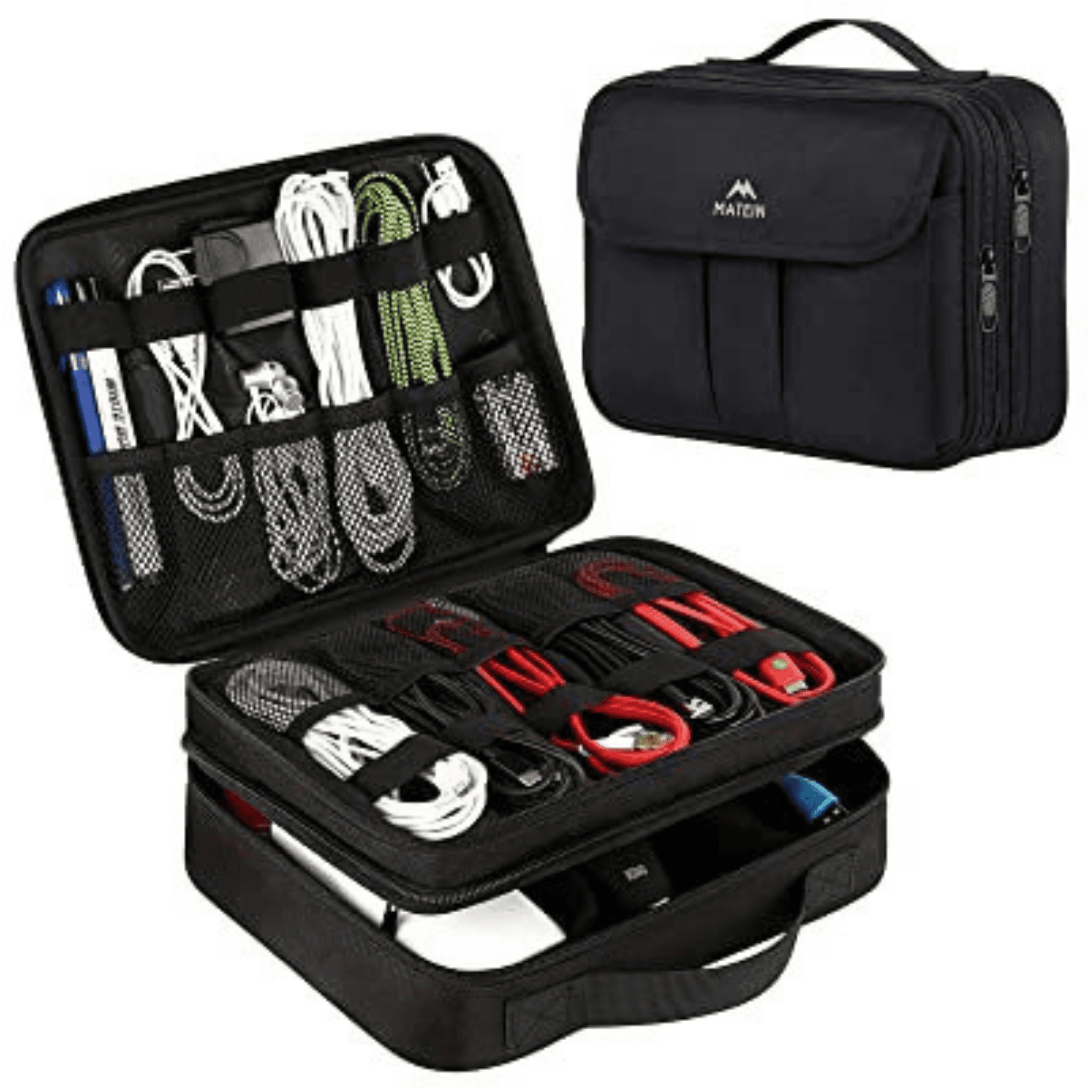 Buy Matein Electronic Travel Organizer Storage Bag for Chargers, Cords