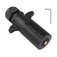 thumbnail image 1 of Enchufe de remolque WOFTD de 7 pines, sellado impermeable en 7 direcciones, estilo RV, 1 of 4