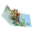 thumbnail image 1 of Tarjeta emergente con mariposa, tarjeta emergente con mariposa y flor, flor y mariposa, tarjeta de regalo 3D, tarjeta de cumpleaños emergente, tarjeta de felicitación 3D para esposa, novia, 1 of 7