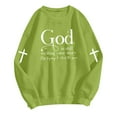thumbnail image 2 of Christian Sweatshirts for Women 2025 God Is Still Writing Your Story Sweatshirt Long Sleeve Crewneck Pullover Tops, 2 of 6