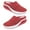 Red, variant on huanledash 1 Pair Slip-on Hollow Mesh Fabric Women Sandals Casual Increase Cushion Non-slip Platform Sandals for Daily Life
