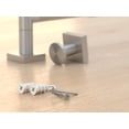 thumbnail image 2 of Gatco 5645 Glam Too Single Robe Hook - Nickel, 2 of 7