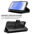 thumbnail image 7 of Tekcoo For Samsung Galaxy S26+ Plus 6.7" Case Wallet with Credit Card Holder for Women Men, Flip PU Leather Wallet Phone Case for Galaxy S26 Plus, Detachable Magnetic Kickstand Cover, Black, 7 of 7