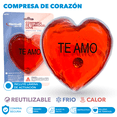 thumbnail image 1 of Compresa De Gel En Forma De Corazón Terapia Relajante Alivia Dolores Hermed HD701, 1 of 5
