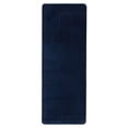 thumbnail image 3 of Ottomanson Softy Bath Rug Washable Non-Slip Rubberback Solid 2x8 Indoor Runner Rug, 2'2" x 8', Navy, 3 of 6