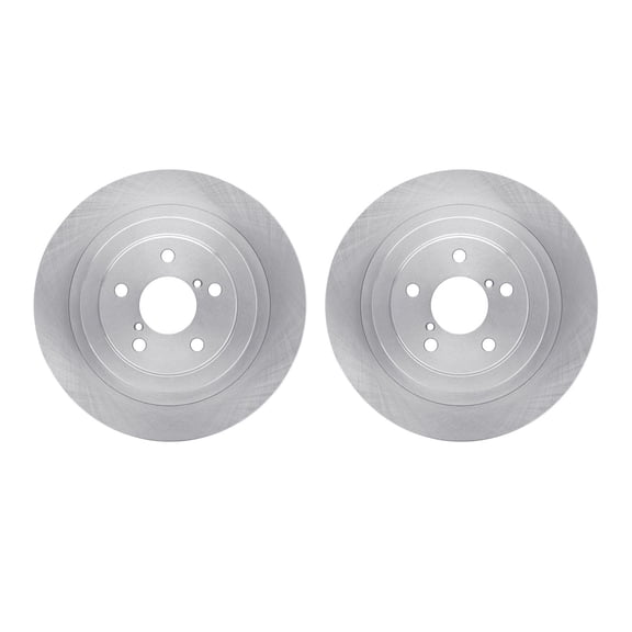 Dynamic Friction Company Rear Brake Rotors 6002-13019