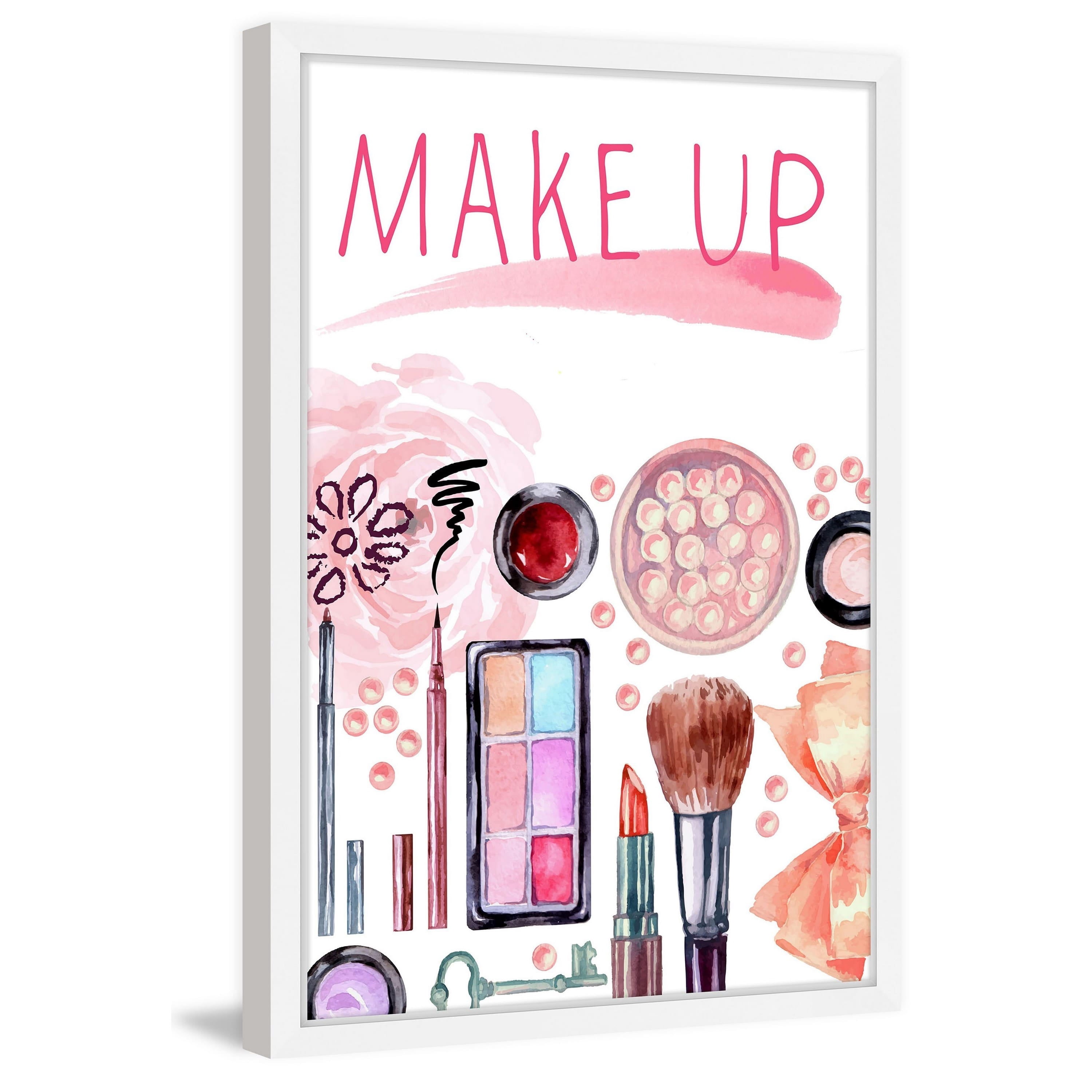 Marmont Hill "Make Up Fun" Framed Painting Print