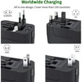 thumbnail image 2 of Travel Adapter, Global All-in-one Universal Travel Adapter Wall Ac Power Plug Adapter, 2 of 5
