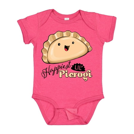 

Inktastic Happiest Lil Pierogi Gift Baby Boy or Baby Girl Bodysuit