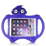 iPad Mini Case, iPad Mini 4 Kids Case, iPad Mini 1 2 3 Case for Kids,Lightweight Shockproof EVA Silicone Protective Handle Stand Kids Friendly Cute Case For 7.9 inch Apple iPad Mini 1 2 3 4，Purple