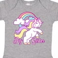 thumbnail image 4 of Inktastic Big Sister Unicorn Girls Baby Bodysuit, 4 of 5