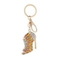 thumbnail image 1 of Visland High Heels Keychain with Buckle Decorative Alloy Keyring Colorful Rhinestones Car Key Holder Backpack Accessories, 1 of 8