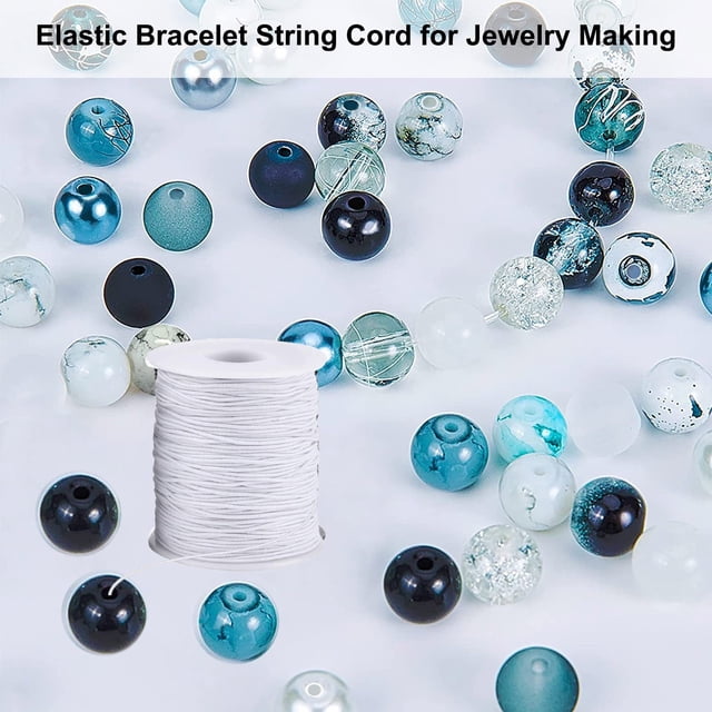 YWIYIUD 1PC Length 54.68 Yard Portable and Practical Elastic String Durable Elastic Thread for JewelryMaking Necklaces Bracelets Beading and Other DIY Projects