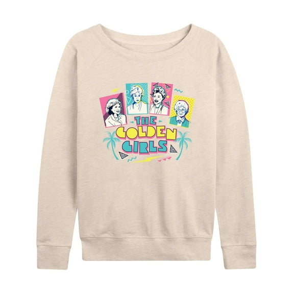 Golden Girls - Retro Logo Group - Women's Lightweight French Terry Long Sleeve Shirt