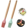 thumbnail image 1 of Juego de 2 cepillos de silicona para rociar, resistentes a altas temperaturas, cepillos de silicona para parrilla, cerdas suaves, cepillos de silicona para cocina, fáciles de limpiar, adecuados para, 1 of 7