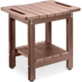thumbnail image 2 of DOREROOM Prestige Waterproof Shower Bench with Adjustable Feet, Brown, 300 lbs Limit, 2 of 8