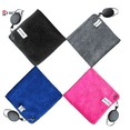 thumbnail image 4 of Golf Towel Wet And Dry Golf Cleaning Cloth Perfect For Golfers Absorbent Cleaning Cloths With Retractable Hook Easy To Carry Black, 4 of 6