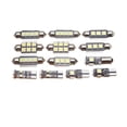 thumbnail image 2 of Riwesomey 13pcs DC12V 6000K Kit de bombillas de luz LED de coche blanco para 6 MK6 2010-2015 M Bombillas para automóviles Riwesomey CZ8056-00B, 2 of 6