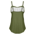 thumbnail image 4 of Womens Camisole Tank Tops, Yigetop Summer Tank Tops for Women 2025 Loose Fit Pleated Square Neck Sleeveless Shirt Curved Flowy Vest Basic Cotton Tee Beach Vacation Clothes for Women Mint Green XL, 4 of 6