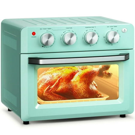 

Kepooman Toaster Oven 19 Qt Dehydrate Convection Air Fryer Toaster Oven with 5 Accessories-Green