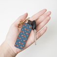thumbnail image 4 of Wukai Dachshund Dog Puppy Print Leather Car Keychain, Universal Key Fob Keychain, Leather Key Chain Holder for Men and Women,360 Degree Rotatable, 4 of 5