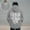 Light Gray, variant on Men's Casual Pullover Hoodies Lined Winter Print Streetwear Fashion Comfortable Stylish Outerwear