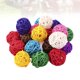 thumbnail image 1 of ADDHAT 40Ud Bola De Rattan Colorida Para De Jarrones Y Adornos Para Celebraciones, 1 of 4