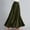 Army Green, variant on Dress Womens Casual Summer Large Solid Elastic Waist Flax A-Line Ankle Skirt,Sizes Free Size