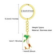 thumbnail image 3 of TINYSOME Durable Italy Map Keychain Elegant Italy Map Keyring Map Key Holder for Daily, 3 of 12